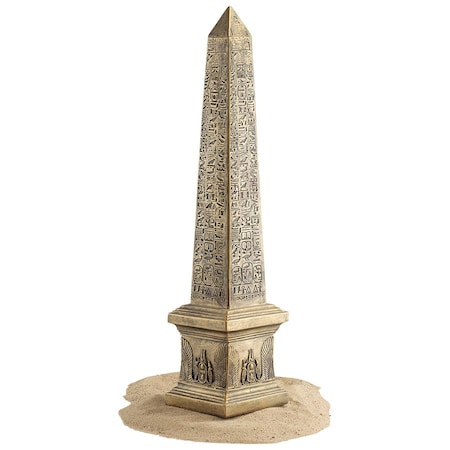 Design Toscano Golden Obelisk of Ancient Egypt Statue CL51714